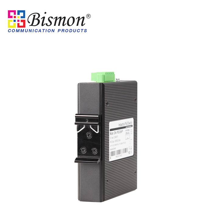 4*10/100/1000M RJ45 PoE(bt) and 2*SFP Uplink un-managed Industrial Switch